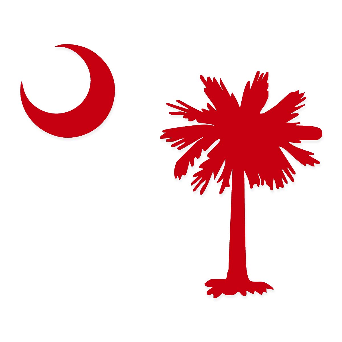 Amazon.com: Applicable Pun Palmetto Tree and Moon SC Flag
